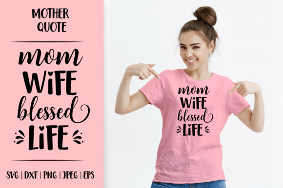 Reviewing Mom Wife Blessed Life for Embroidery