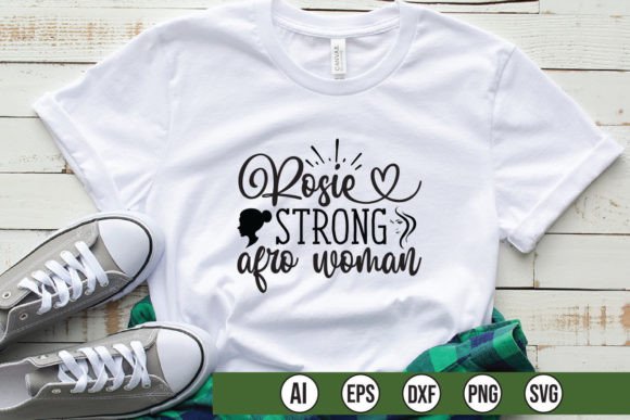 Reviewing the Rosie Strong Afro Woman SVG Quote for Embroidery