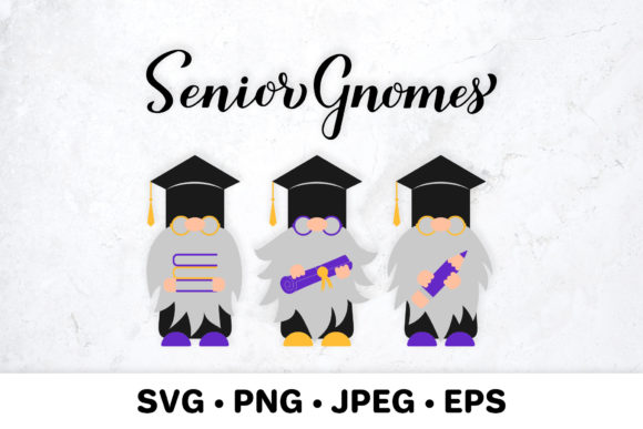 Reviewing the Senior Gnomes SVG Graduation Design
